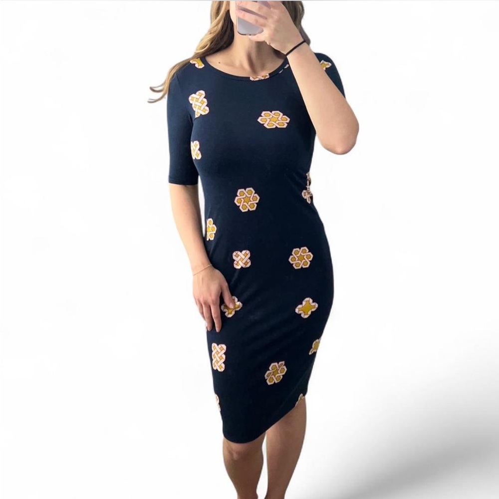 LuLaRoe Navy Bodycon Dress
